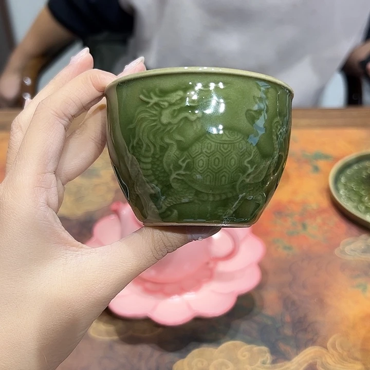 云间青瓷龙泉小米茶器