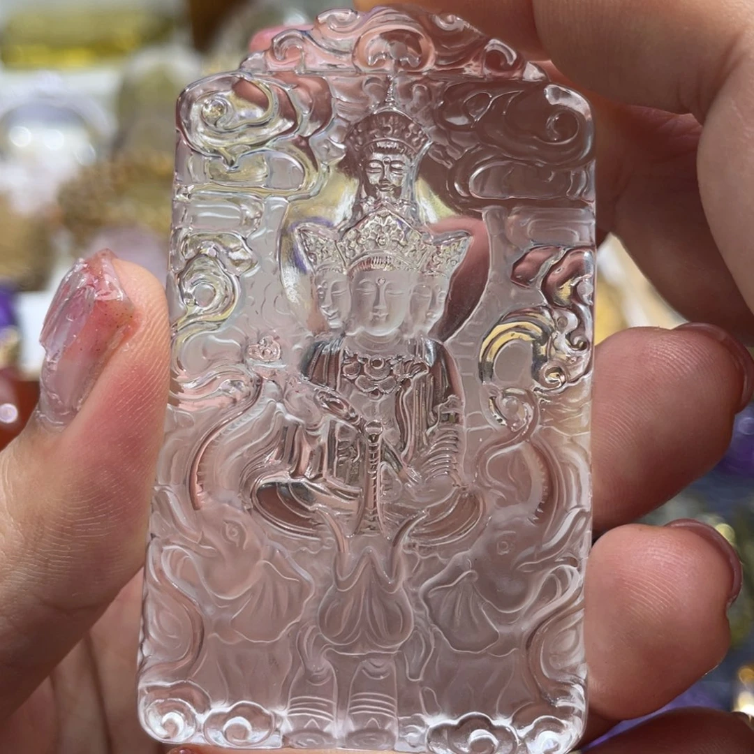 未镶嵌颈饰水晶定制