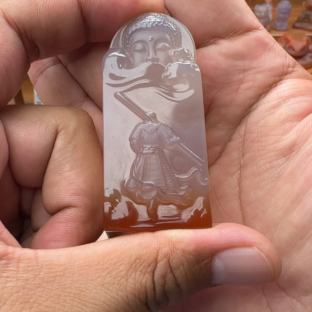 遺***來玛瑙/玉髓未镶嵌颈饰