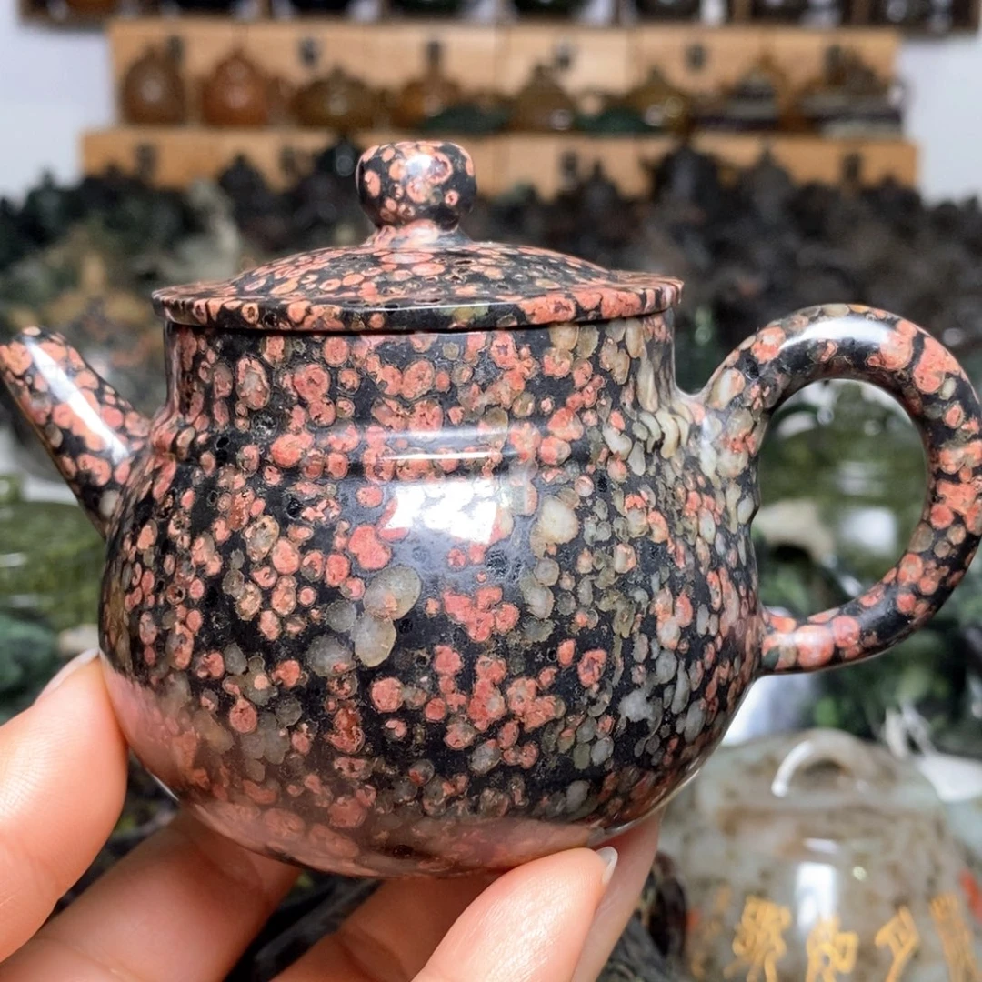 梅花玉高品红梅如意壶200cc