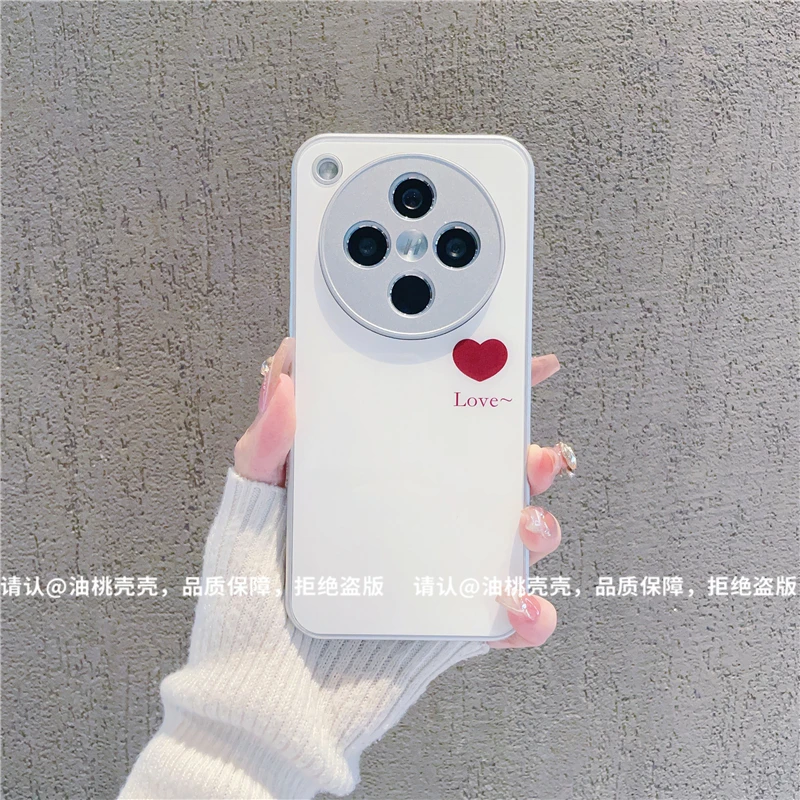 （OPPOFindX8系列）金属漆玻璃壳适用OPPOFindX8/X8Pro/X8S手机壳潮