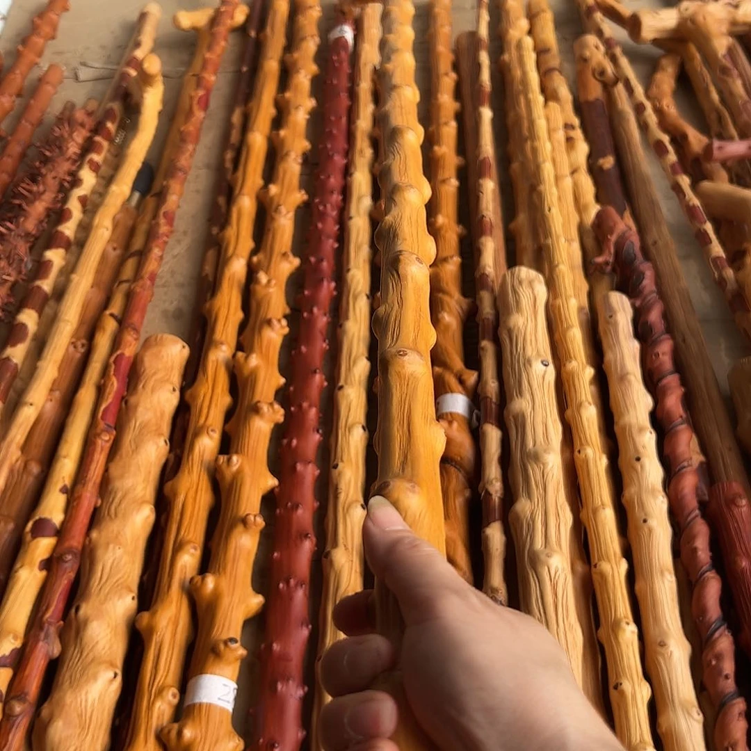 赵***肆木对节木拐杖精品