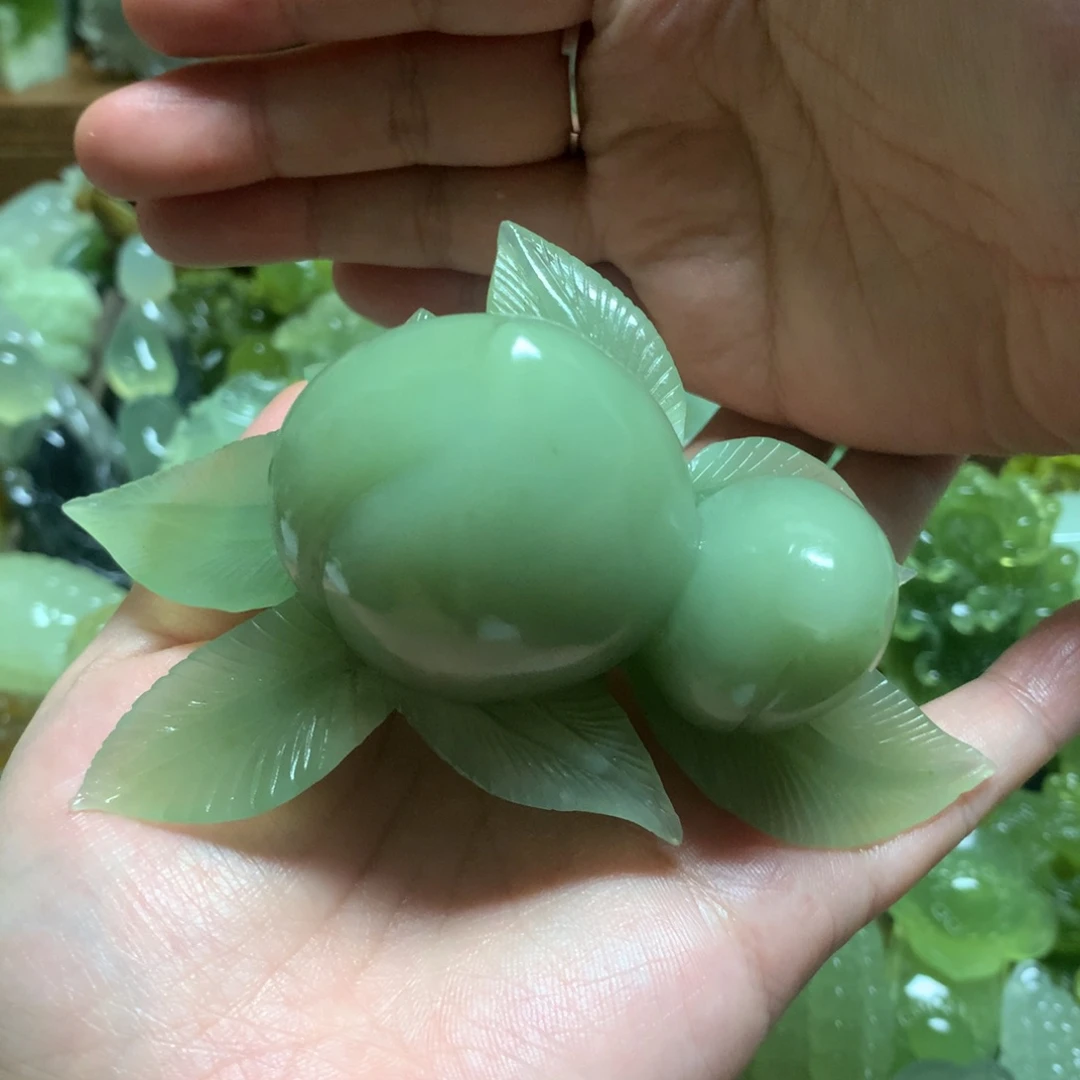 岫玉未镶嵌手把手把