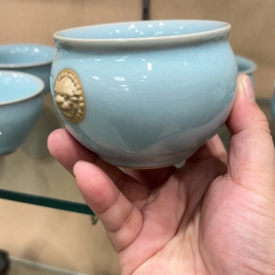 瓷片陶瓷茶具汝瓷茶具