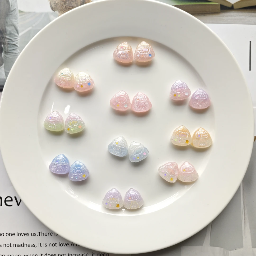 韩国家定制星空细闪萌兔兔书包