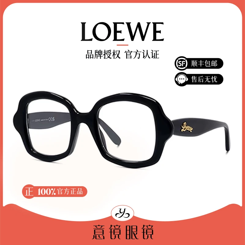 LOEWE/罗意威眼镜框女复古时尚个性潮款百搭光学近视镜架LW50066I