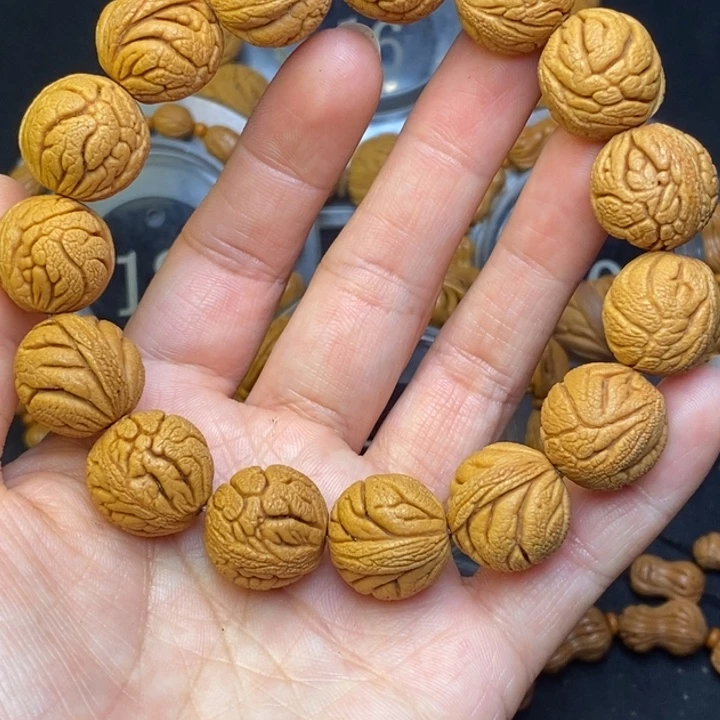 桃核吊坠秦岭龙纹桃核16