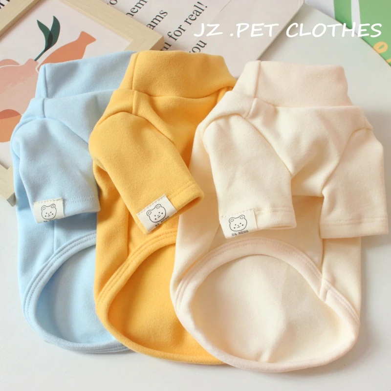德绒打底衫宠物小狗狗衣服泰迪小型犬比熊贵宾博美猫咪幼犬秋冬季