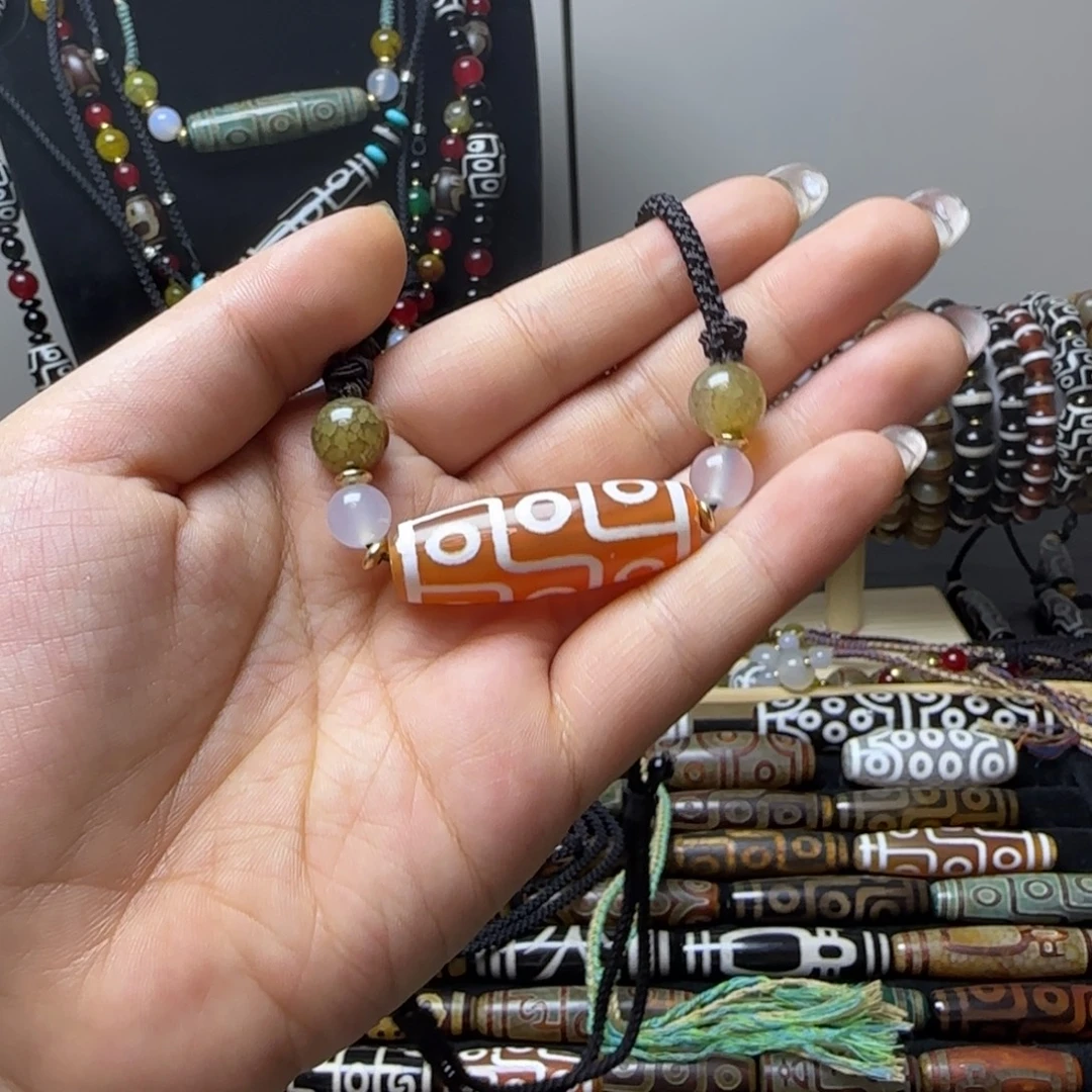 玛瑙/玉髓合金颈饰