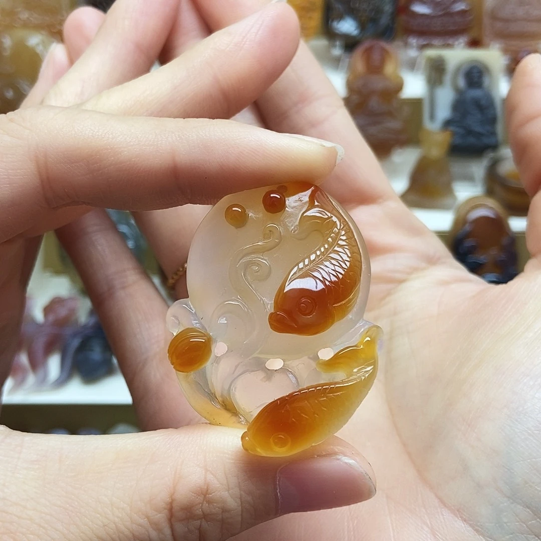 漓***茉玛瑙/玉髓未镶嵌颈饰