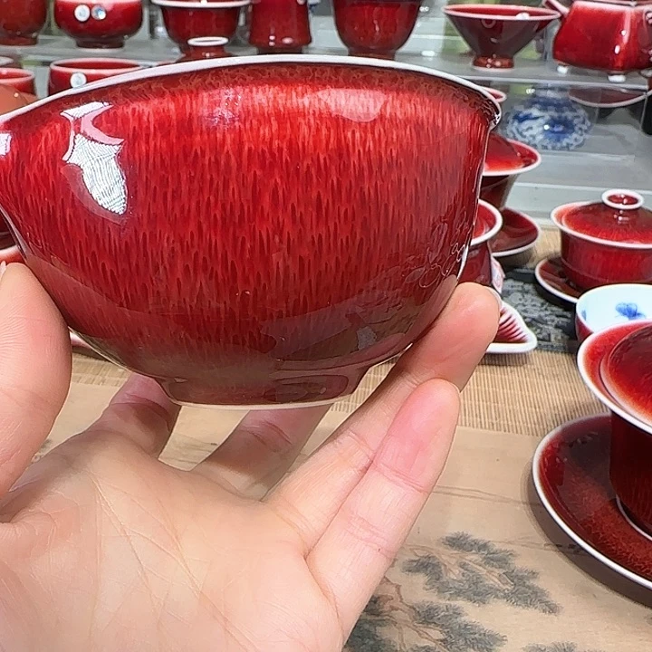 景德镇陶瓷红马坊公道杯