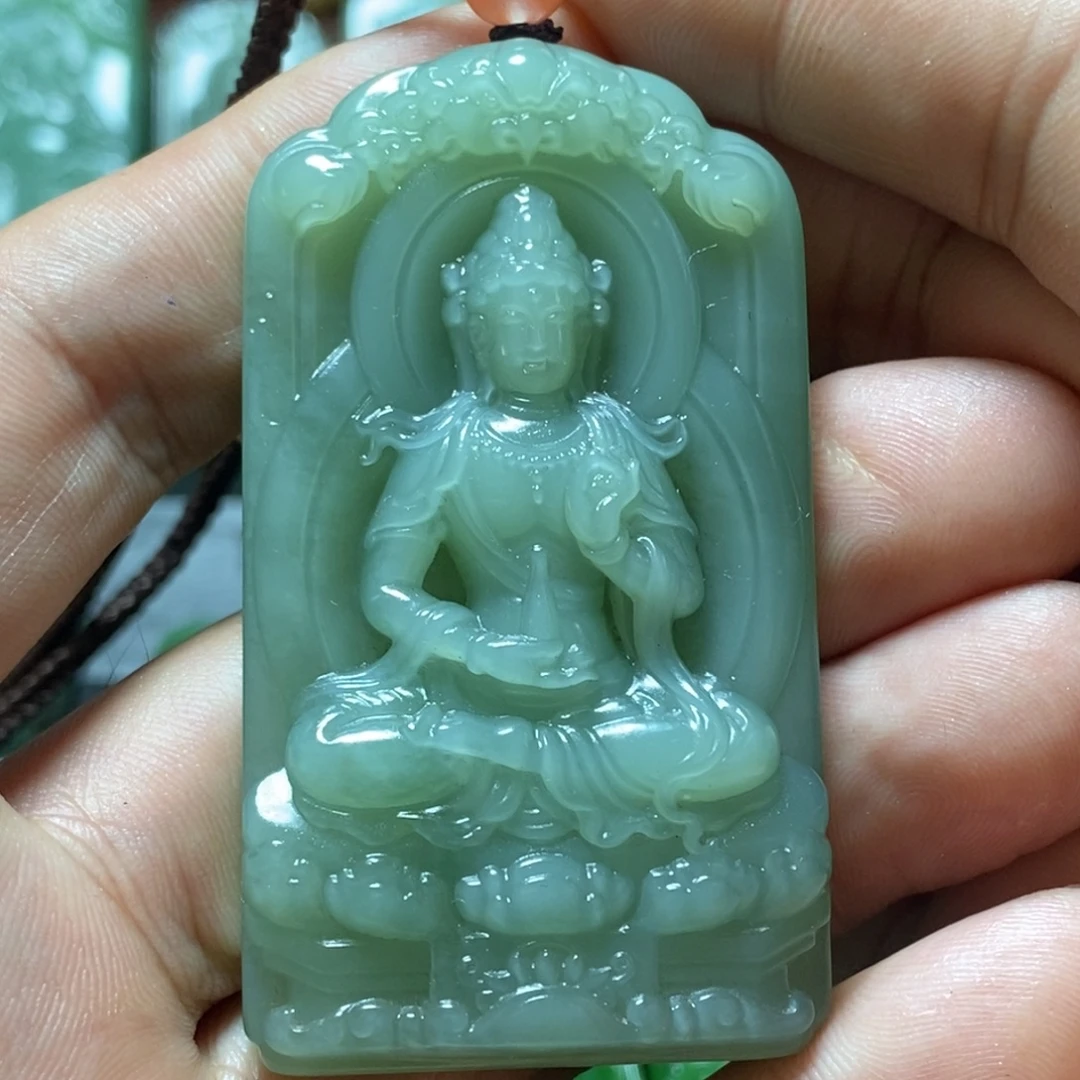 和田玉（碧玉）未镶嵌把件