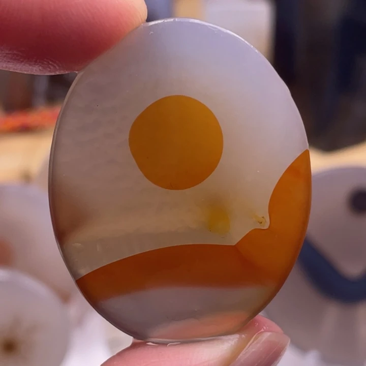 玛瑙/玉髓未镶嵌吊坠(不含链)