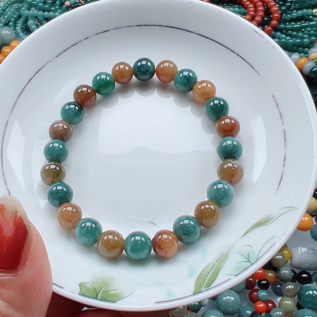 未镶嵌手链翡翠翡翠