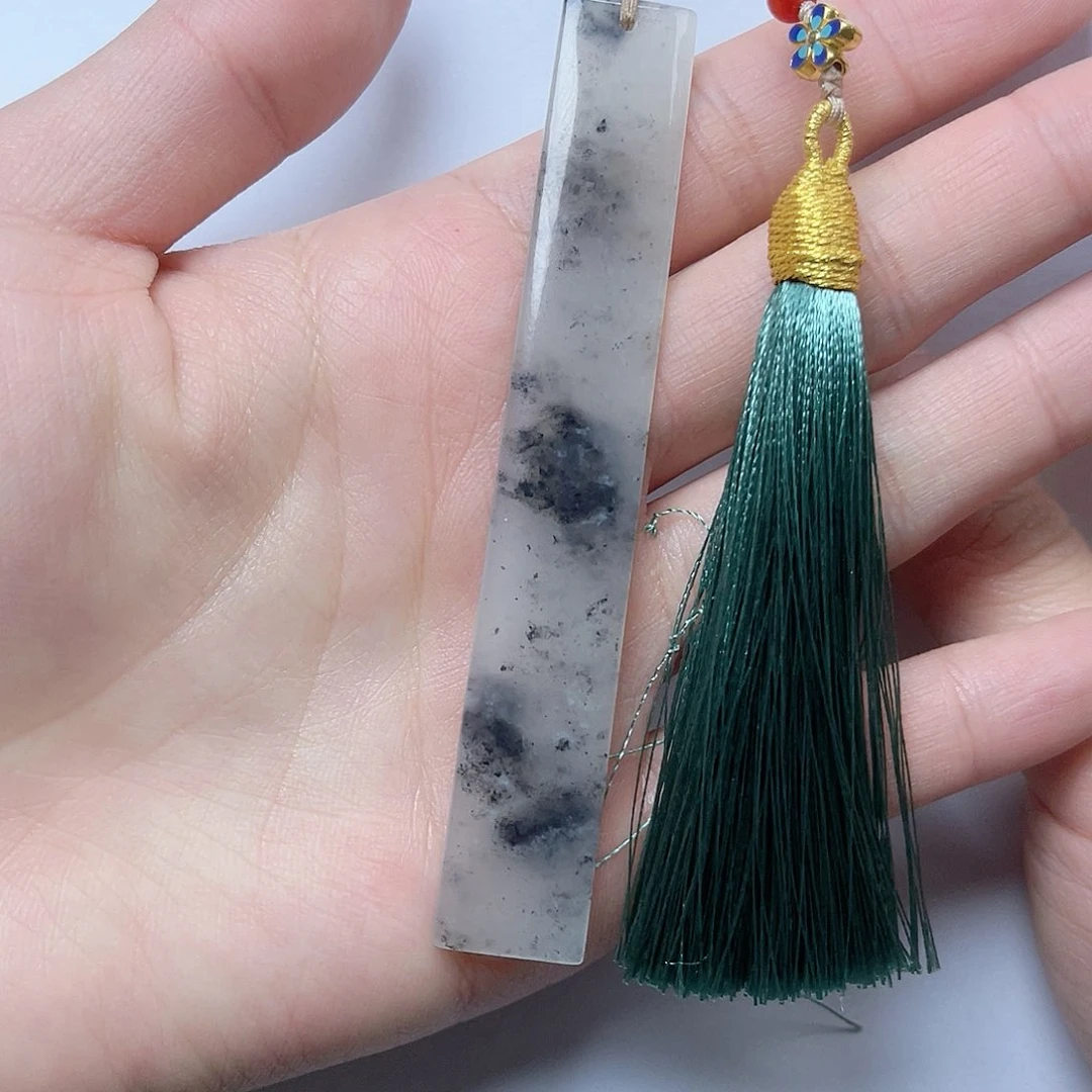 和田玉书签。k k 未镶嵌