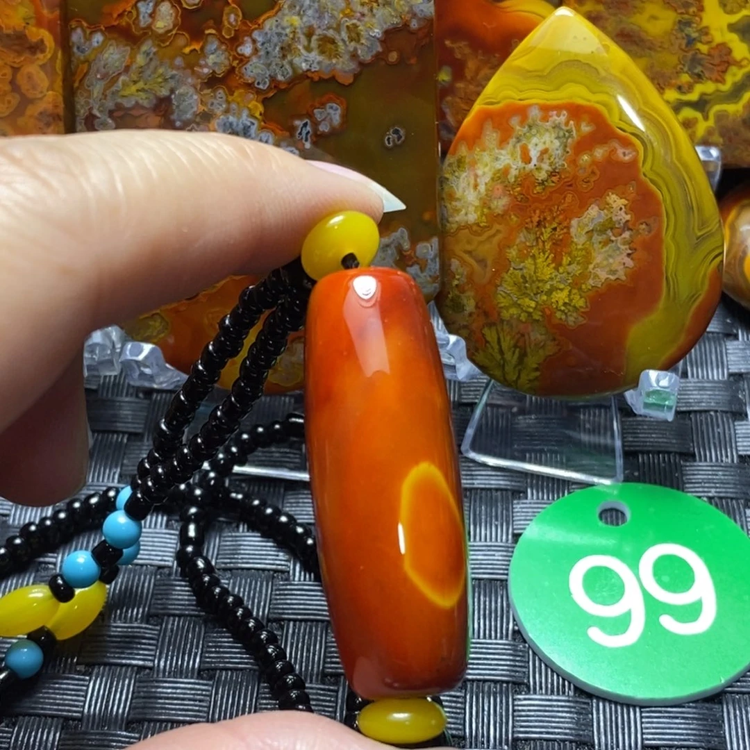 未镶嵌颈饰玛瑙/玉髓挖****修