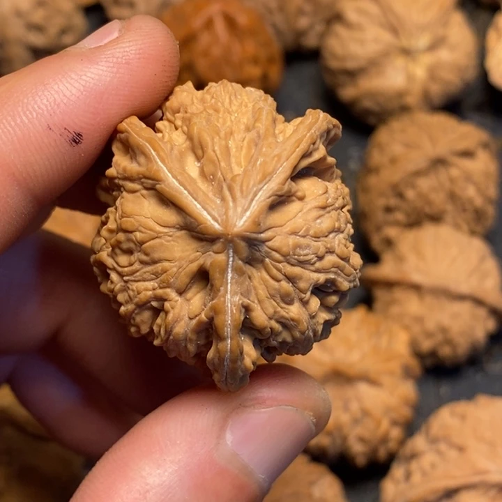 文玩核桃吊坠勉*文玩核桃异形单只