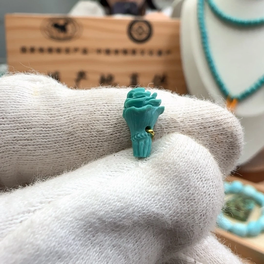 绿松石未镶嵌 94玫瑰花W