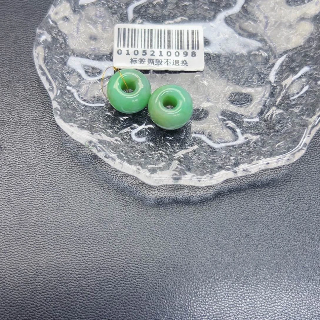 翡翠颈饰未镶嵌天然缅料A货