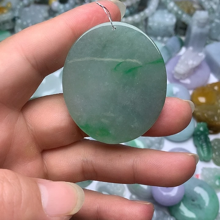 翡翠未镶嵌颈饰天然翡翠