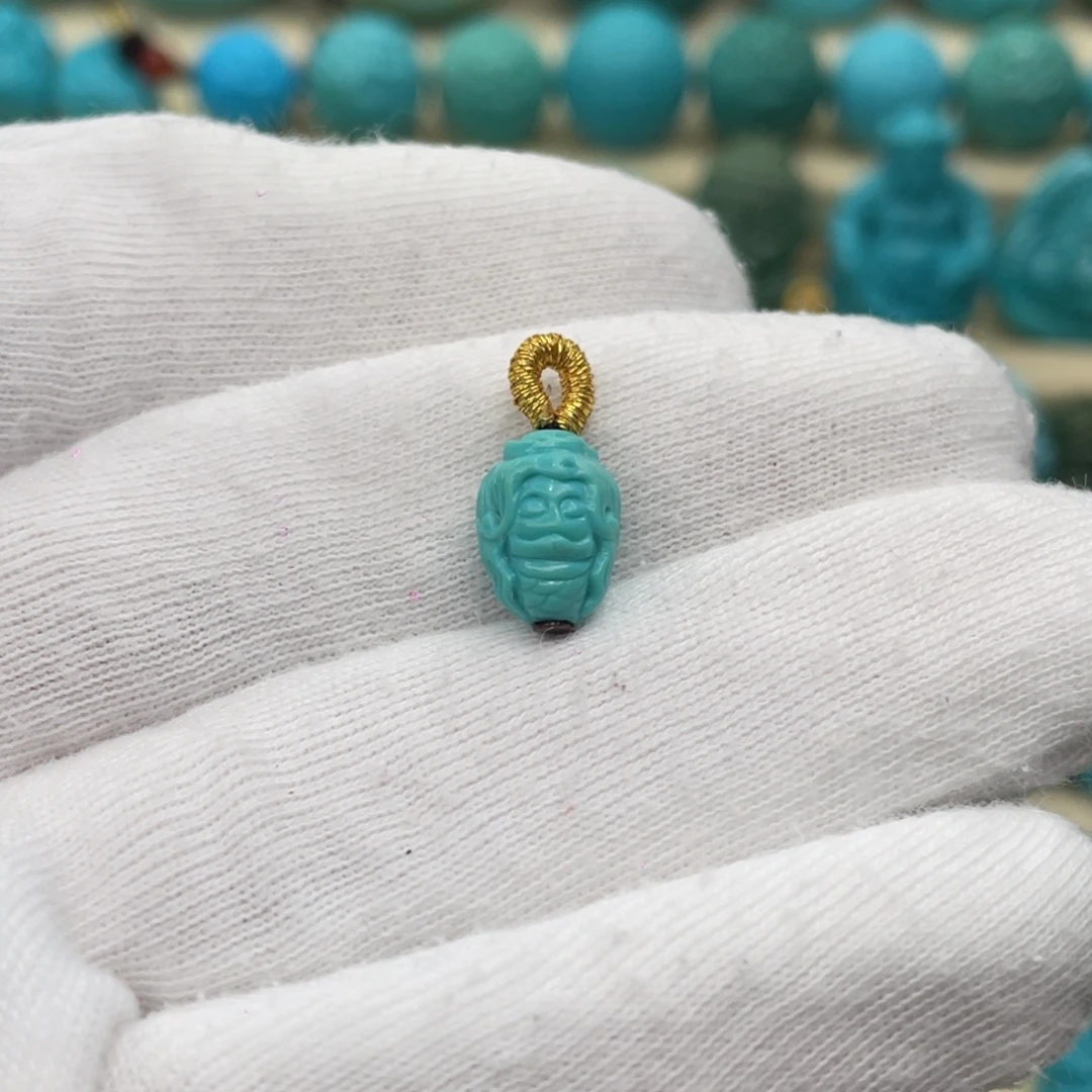 绿松石未镶嵌颈饰卡8