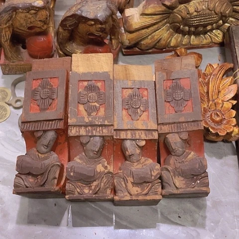 香榧木@*张4个孤品木雕40