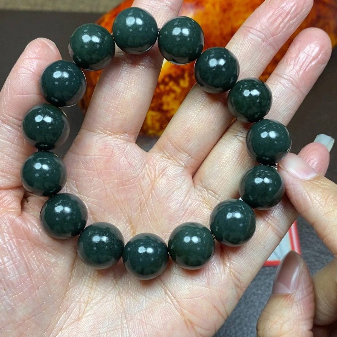 高***主和田玉（糖玉）未镶嵌手链