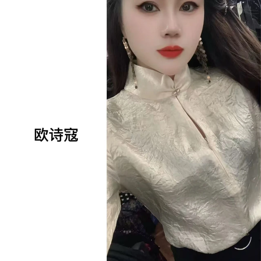 3283醋酸时尚百搭气质衬衣