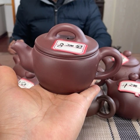 紫泥茶壶活***1龙血砂的汉瓦