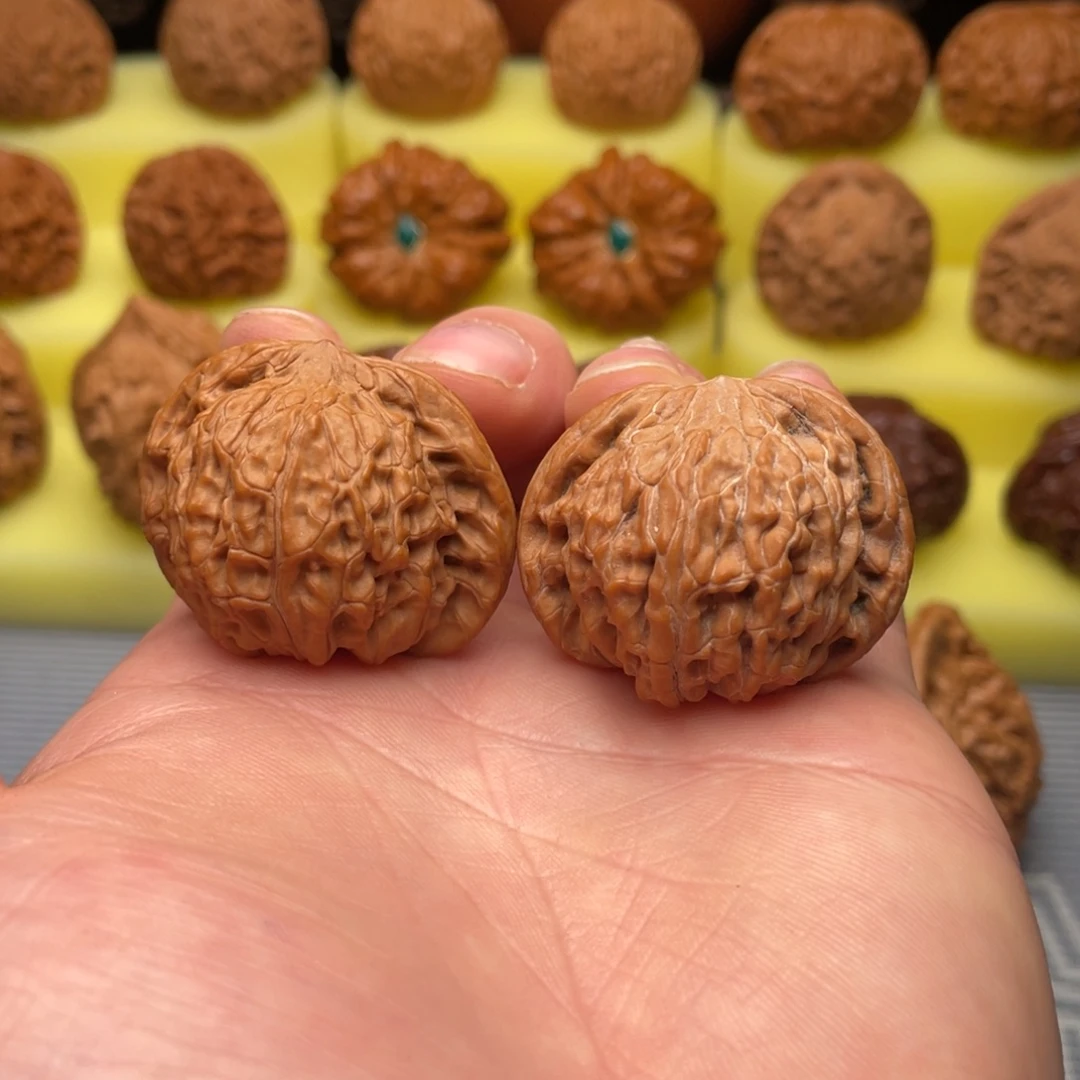 文玩核桃把件37全品磨盘编号439