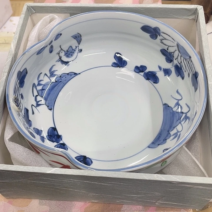 鲜***大摆件老讷精品瓷钵