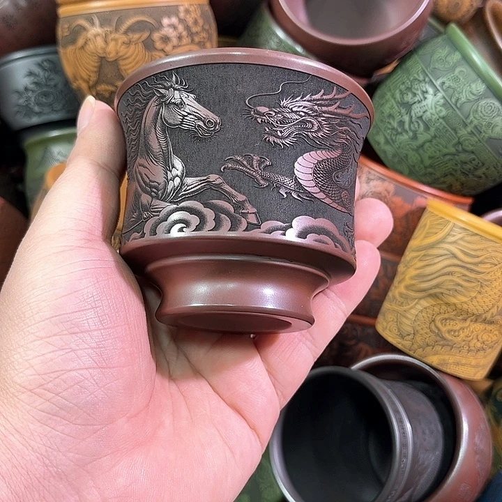 茶杯紫砂全手工紫砂主人杯