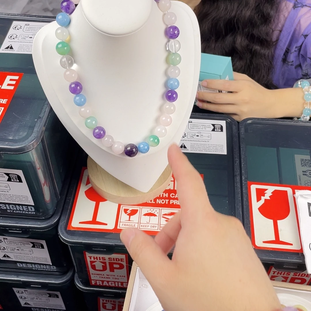 水晶手链银S925镶嵌