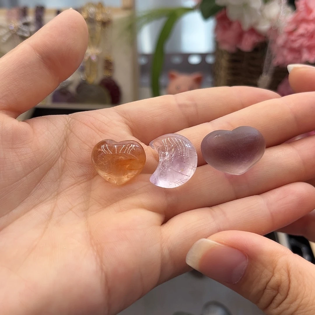 未镶嵌颈饰紫晶咩***Ꮤ三件84