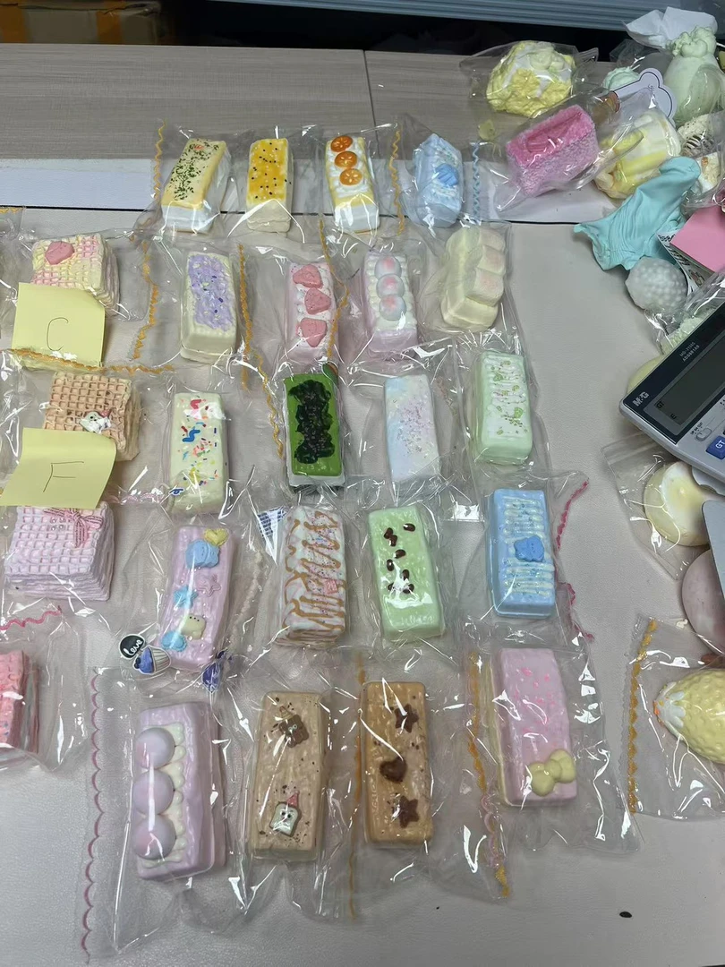 芝士条链接[啊鹏手工]手工捏捏挤压 DIY玩具 默认微瑕 介意慎拍