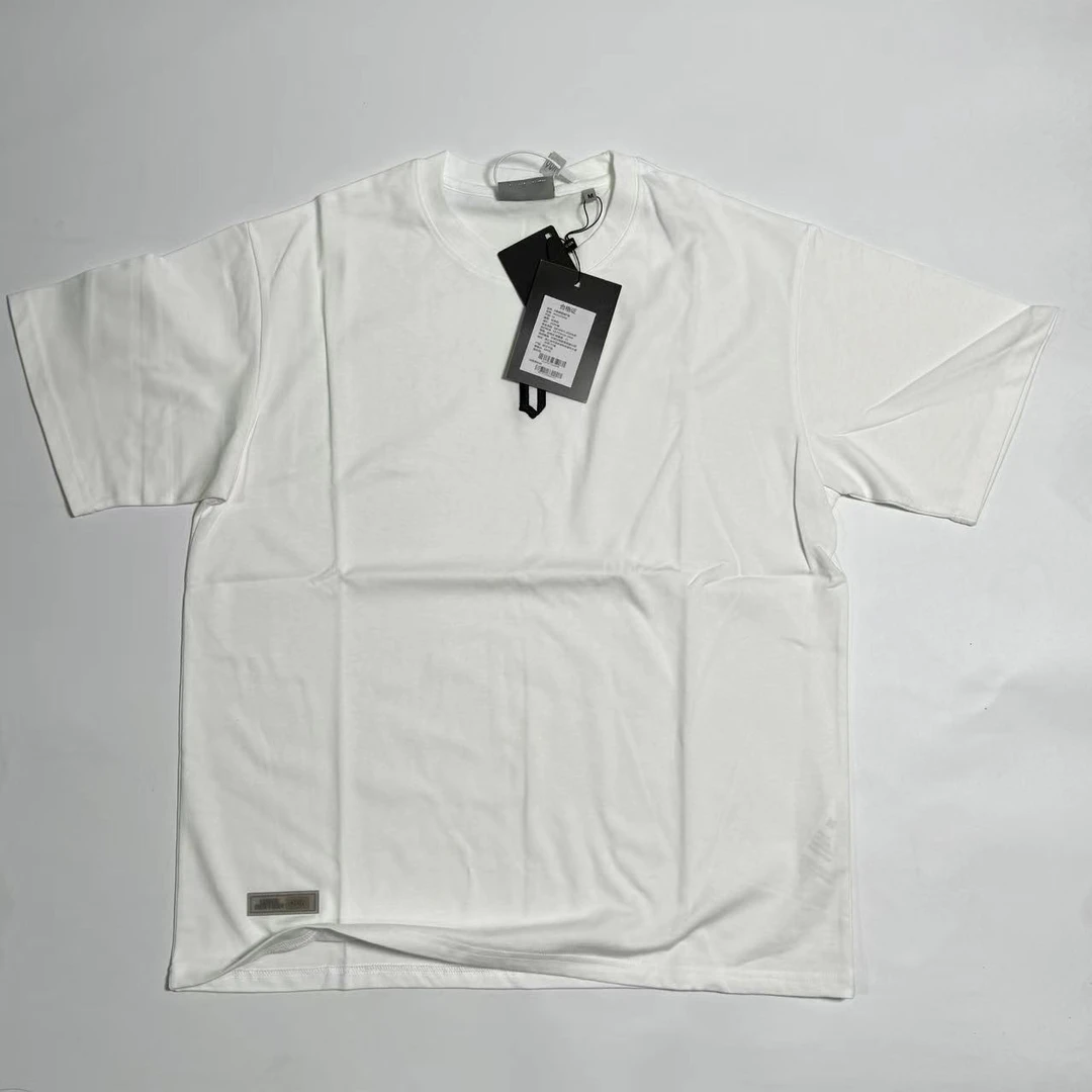 300g高克重纯棉宽松夏季白色T恤