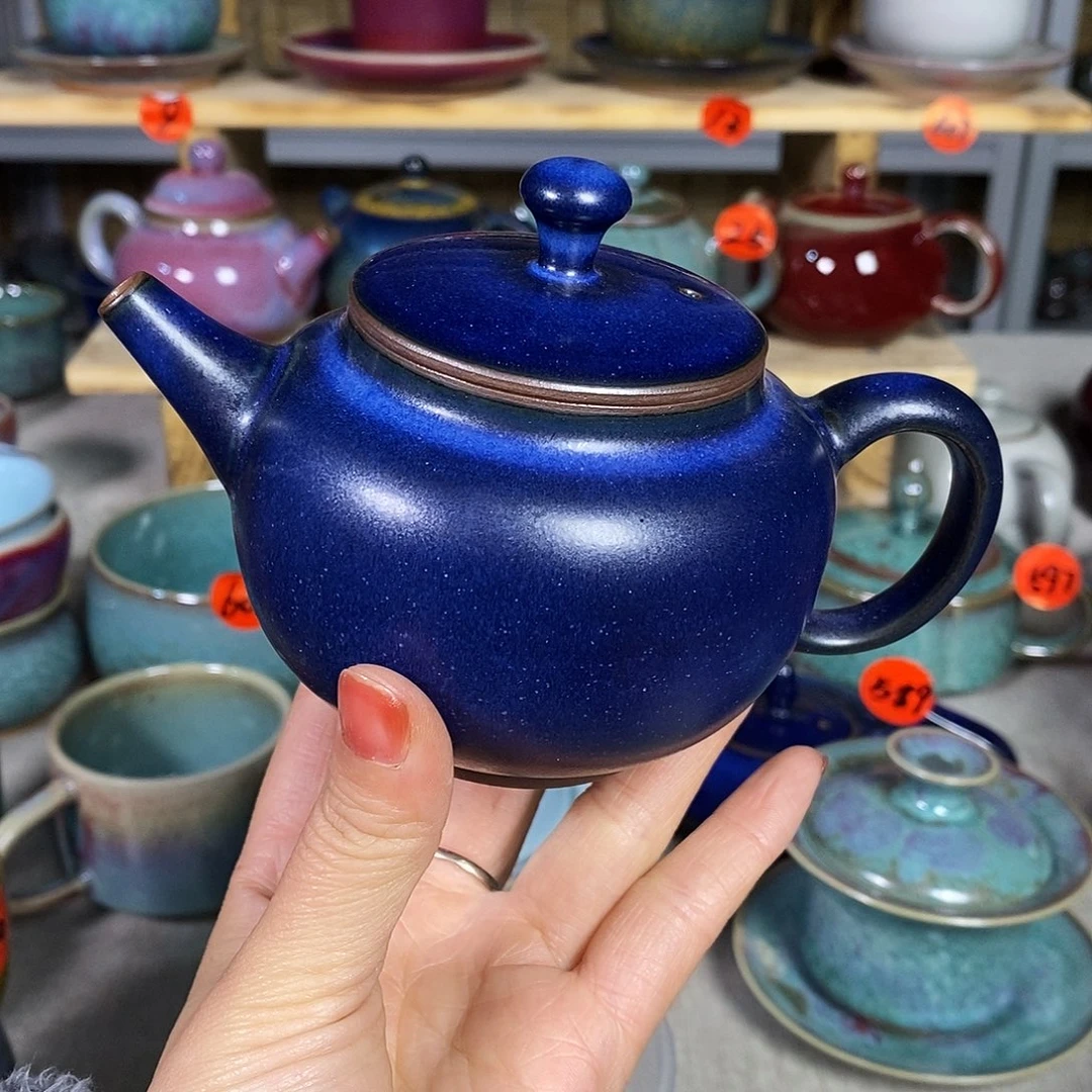 神后钧瓷手工。茶器