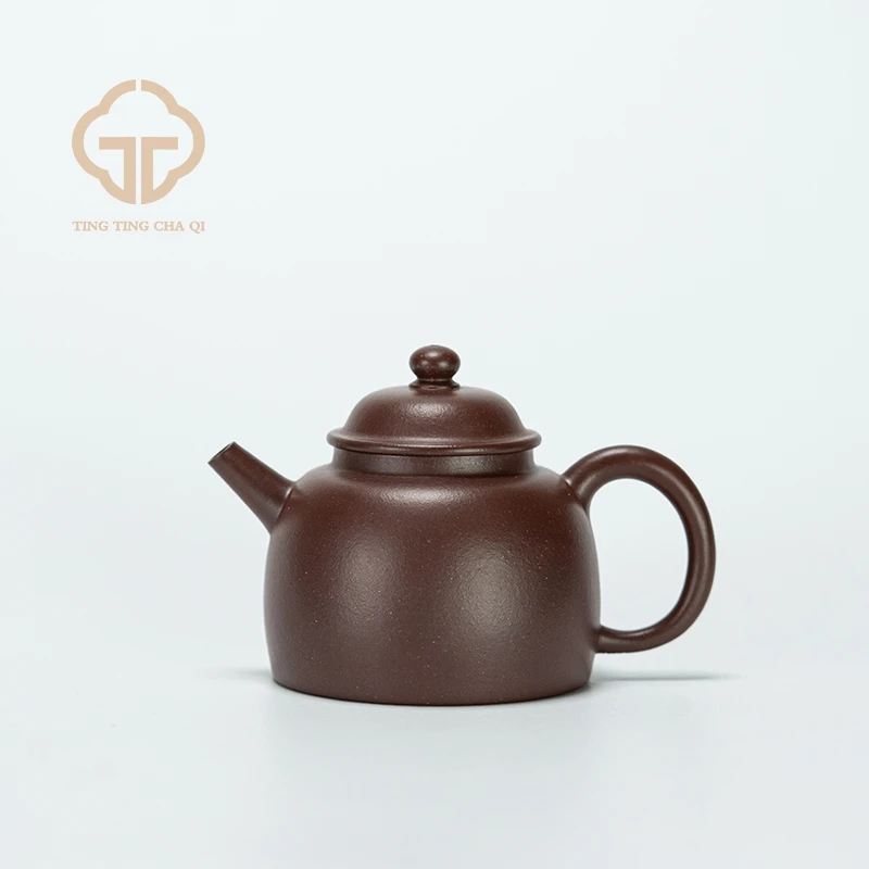 陈洁制 明式炮流  底槽清150cc家用紫砂茶壶