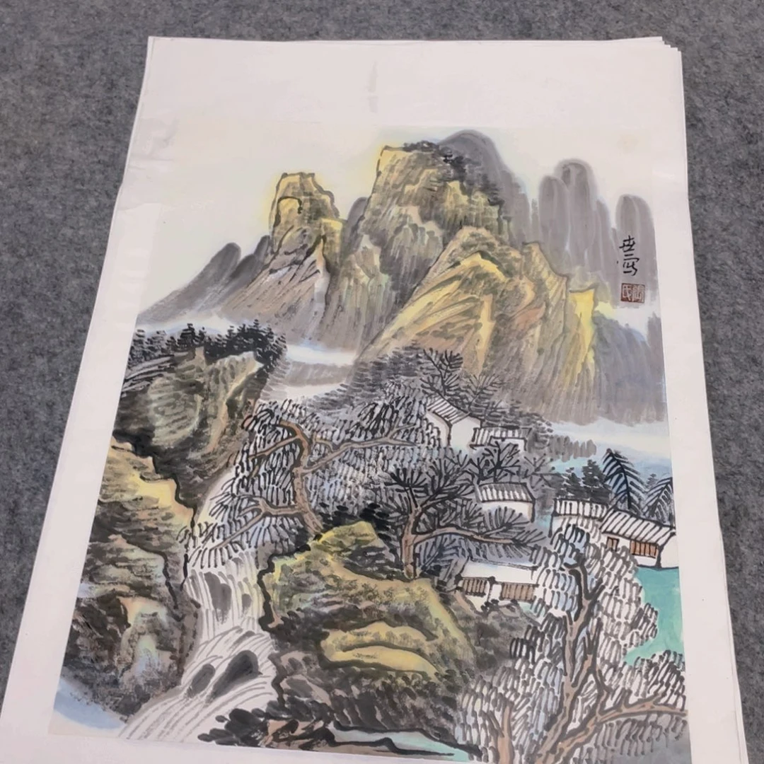 国画1.4平尺纯手绘国画作品