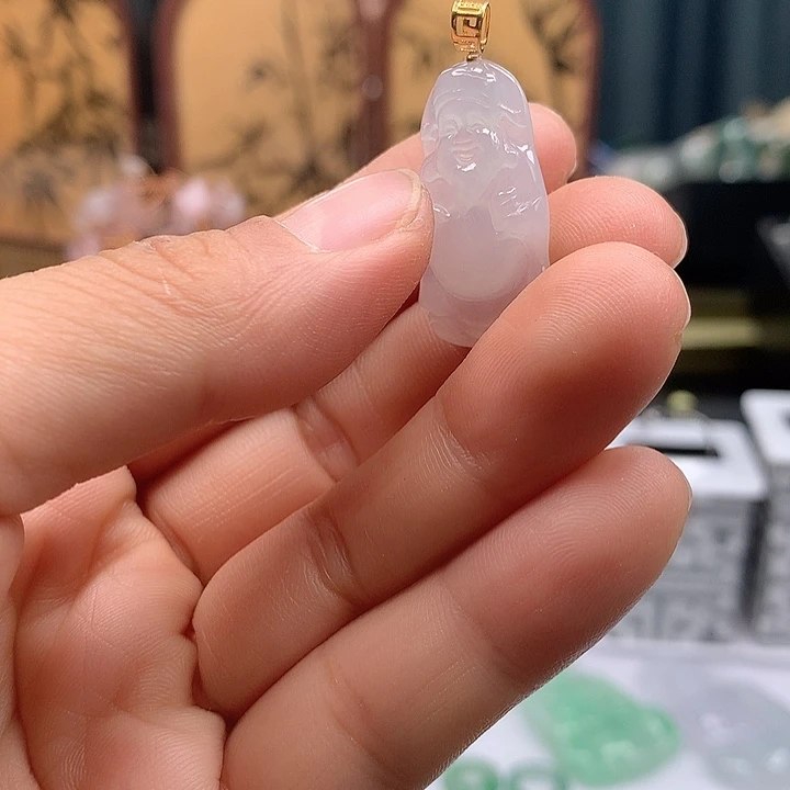 翡翠未镶嵌颈饰天然翡翠A货