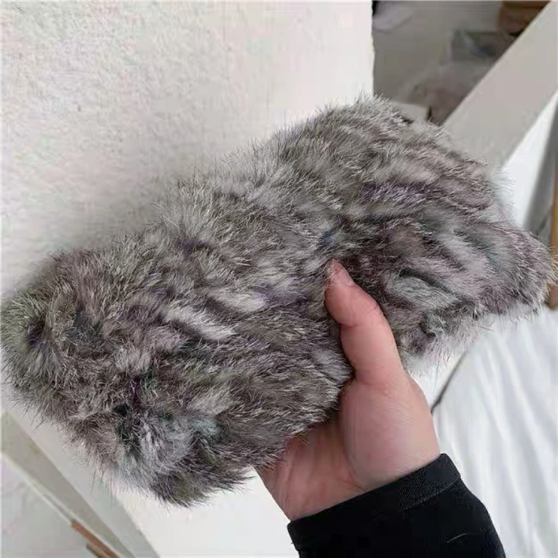 【古着灰调】气质发带脖套女冬季百搭时髦发箍三合一