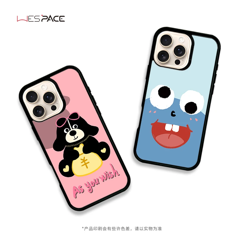 WESPACEx搞怪个性限定适用于iPhone16/14/15PRO系列手机磁吸壳