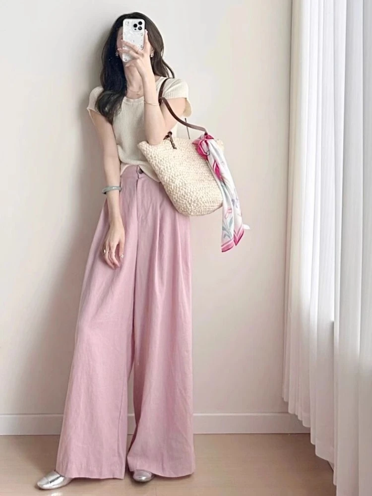 多巴胺穿搭一整套夏装女2025新款奶系小个子洋气减龄漂亮时尚套装