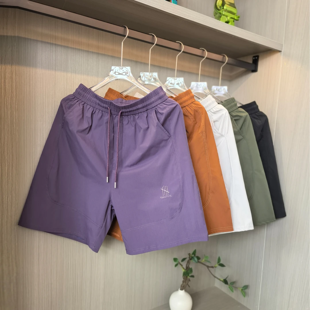 【凉感 -20%度 】夏季男女刺绣工装运动透气凉感短裤8863