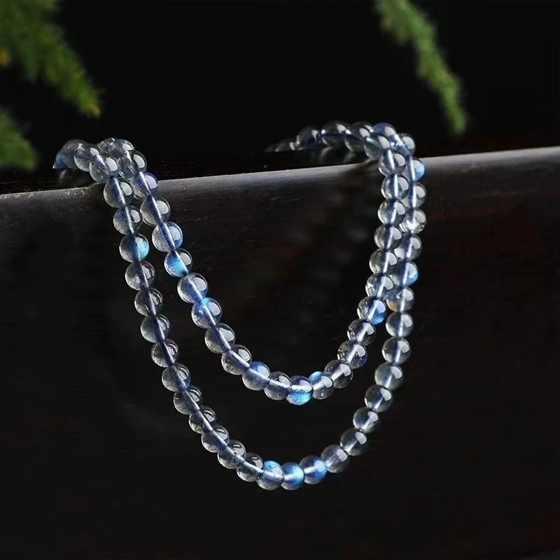 黑体星空强蓝光灰月光多圈手串H4525-尺寸可选-多样性发一