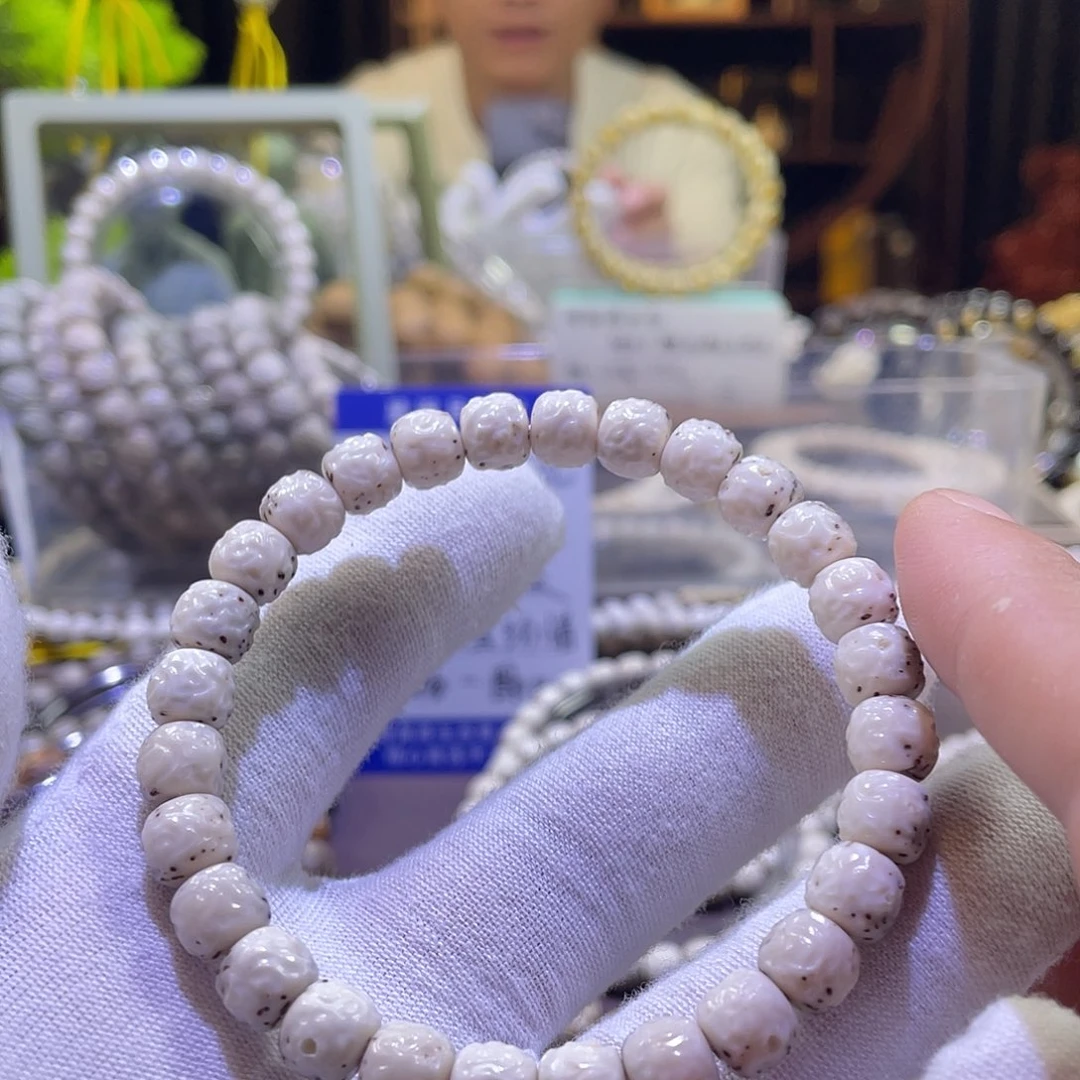 爱***火手串星月菩提水磨纹025