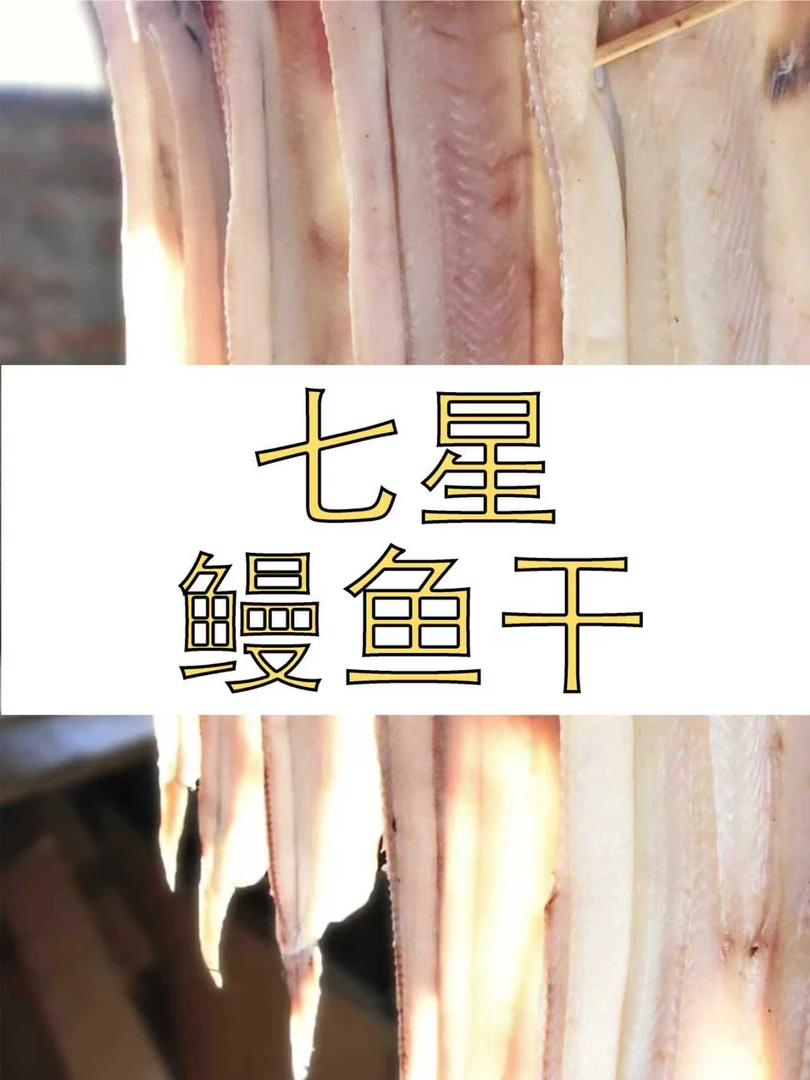 正宗福州连江盐渍七星鳗鱼  二斤装  （一袋一斤）  传统精选爆款