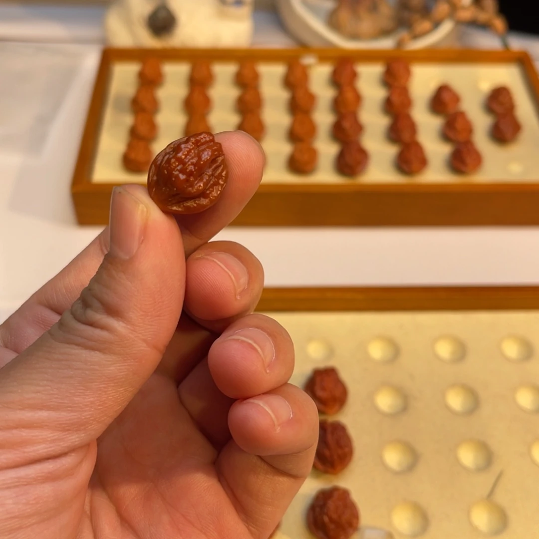 柯***三文玩核桃手串蛤蟆头