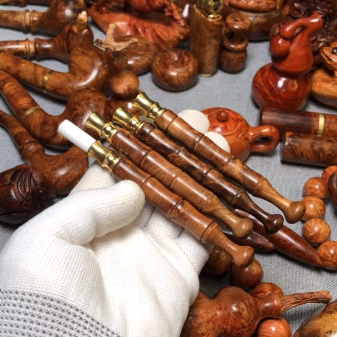 【闪购商品】木麻梨疙瘩火琉璃手把件
