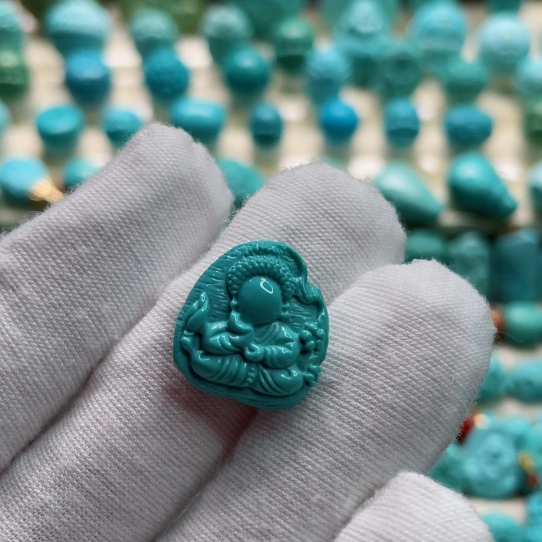 绿松石珠宝奇石未镶嵌